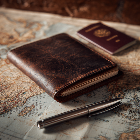 Seyahatlerde Şıklık ve Güvenlik: Hakiki Deri Seyahat Aksesuarları