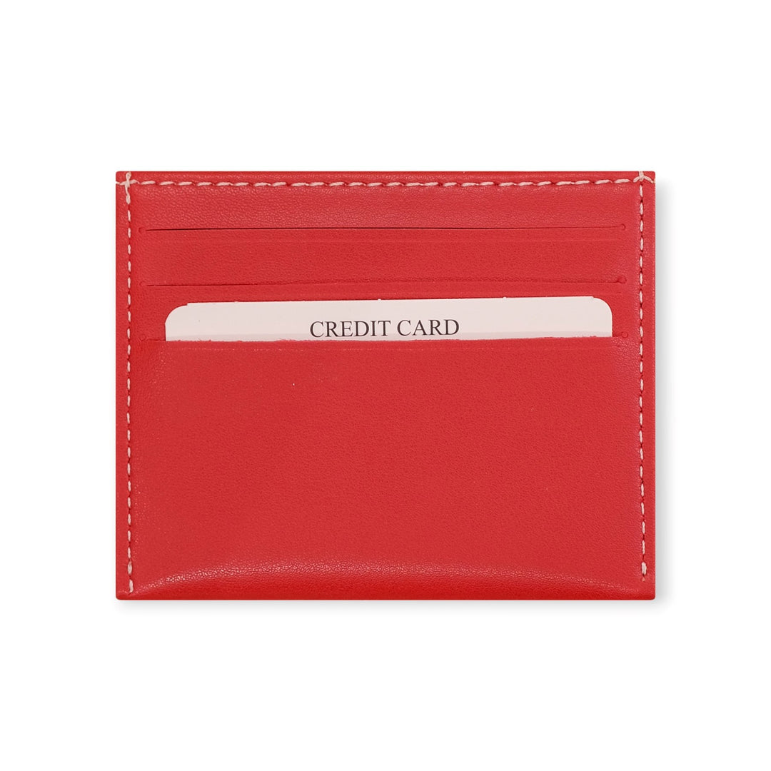 Modica Berlin - Vegan Deri Ultra İnce Kartlık, Minimalist Kredi Kartı Kılıfı, Slim Kart Koruyucu, Ön Cep Cüzdanı