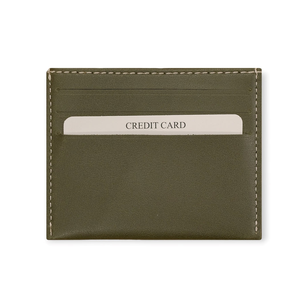 Modica Berlin - Vegan Deri Ultra İnce Kartlık, Minimalist Kredi Kartı Kılıfı, Slim Kart Koruyucu, Ön Cep Cüzdanı