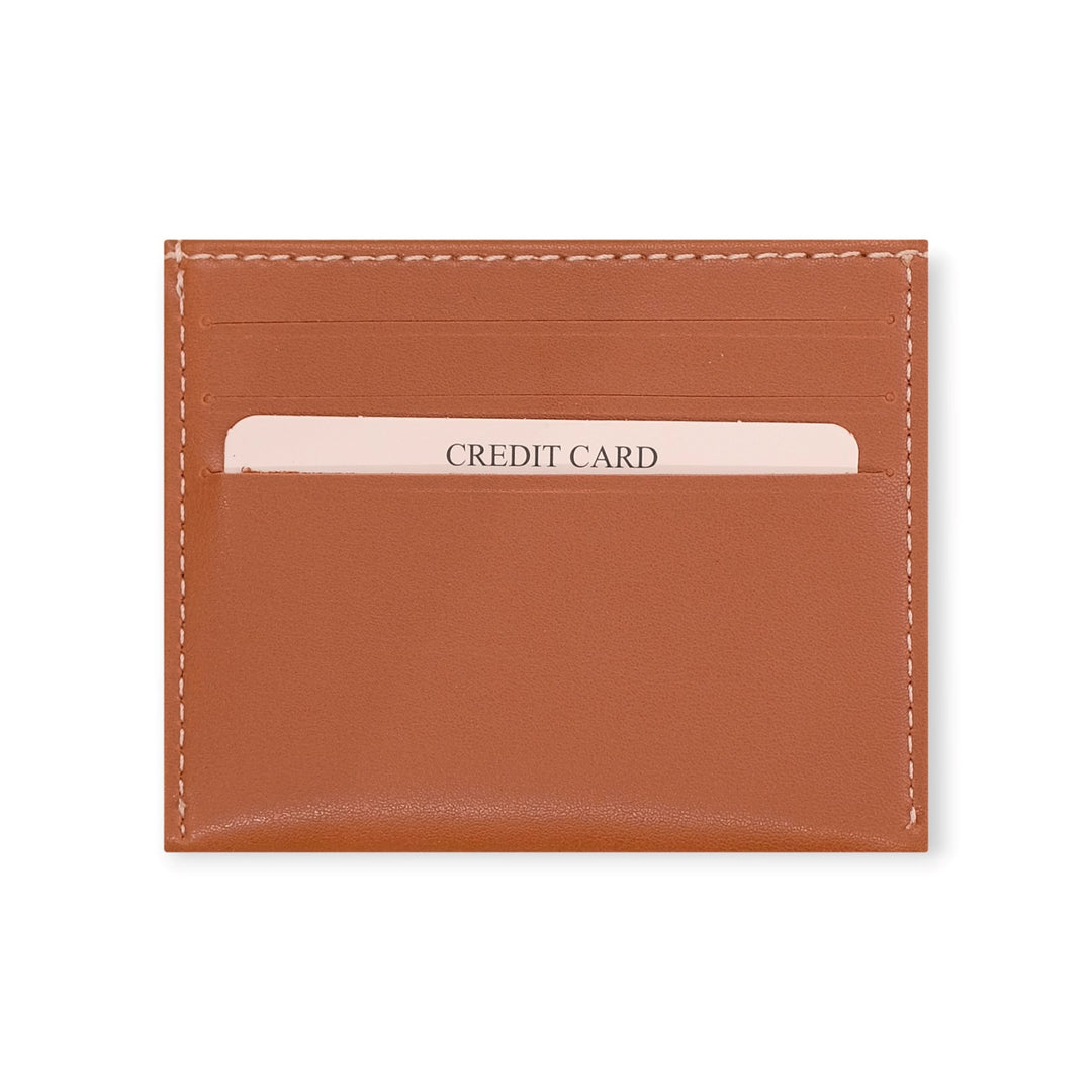 Modica Berlin - Vegan Deri Ultra İnce Kartlık, Minimalist Kredi Kartı Kılıfı, Slim Kart Koruyucu, Ön Cep Cüzdanı