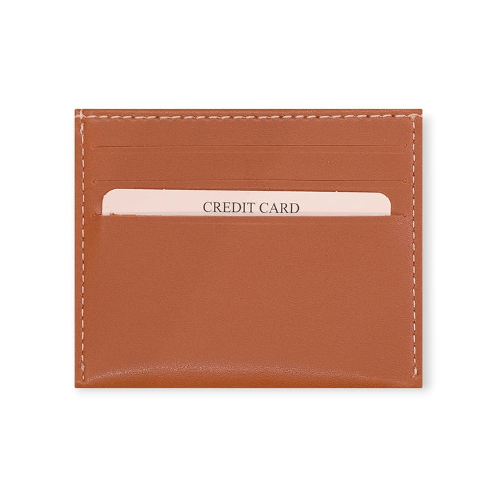 Modica Berlin - Vegan Deri Ultra İnce Kartlık, Minimalist Kredi Kartı Kılıfı, Slim Kart Koruyucu, Ön Cep Cüzdanı