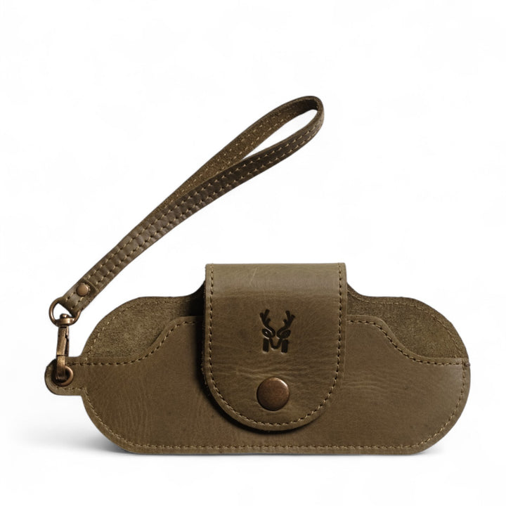 Modica Manila - Hakiki Deri Gözlük Kılıfı | El Tutma Saplı, Şık ve Dayanıklı Unisex Tasarım