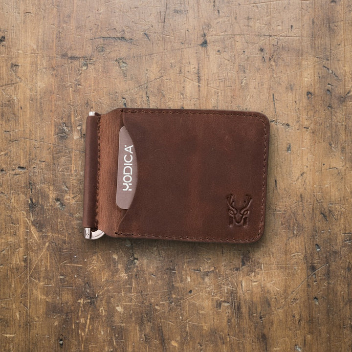 Hakiki Deri Hediye Seti – Larga Para Klipsli Cüzdan + Zey Kalemlik + Mesa Anahtarlık