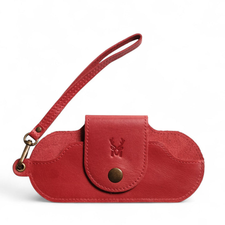 Modica Manila - Hakiki Deri Gözlük Kılıfı | El Tutma Saplı, Şık ve Dayanıklı Unisex Tasarım