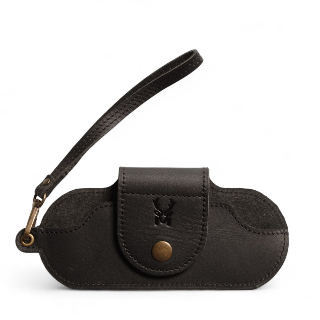 Modica Manila - Hakiki Deri Gözlük Kılıfı | El Tutma Saplı, Şık ve Dayanıklı Unisex Tasarım