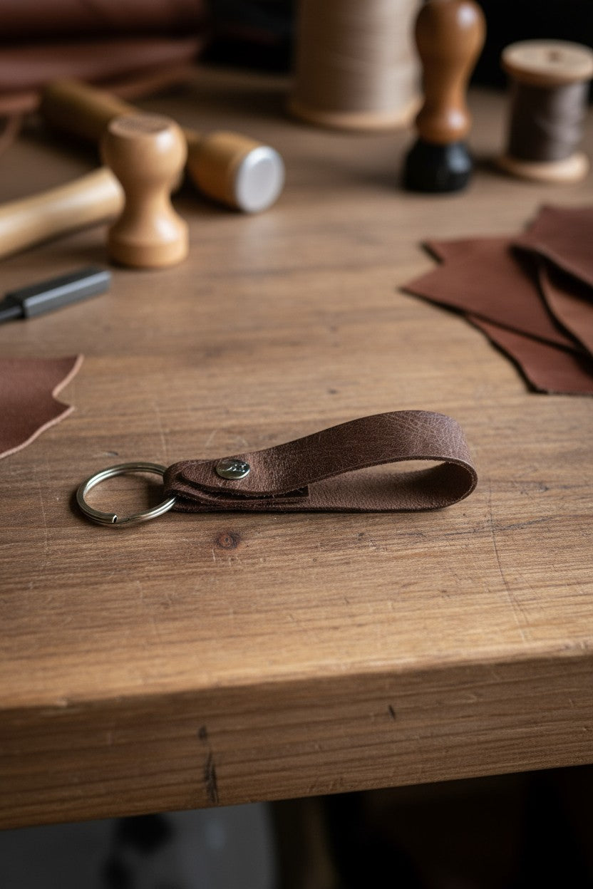 Hakiki Deri Hediye Seti: Cosmos Cüzdan + Zey Kalemlik + Mesa Anahtarlık