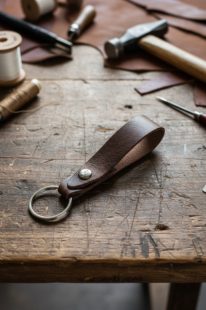 Hakiki Deri Hediye Seti: Cosmos Cüzdan + Zey Kalemlik + Mesa Anahtarlık