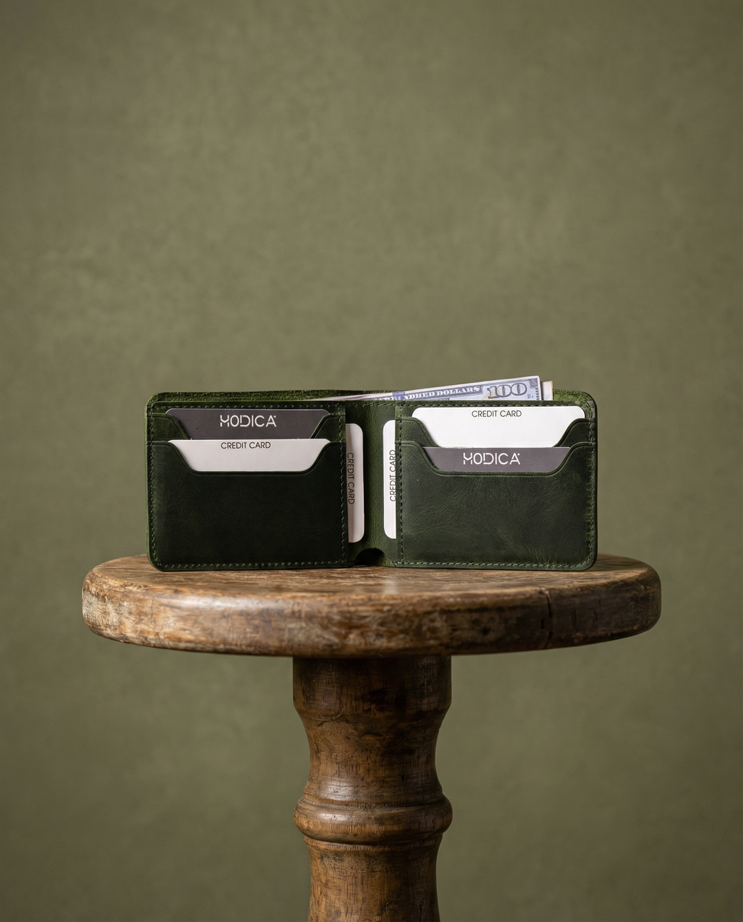 Tulipa - Hakiki Deri Naturel Klasik Cüzdan