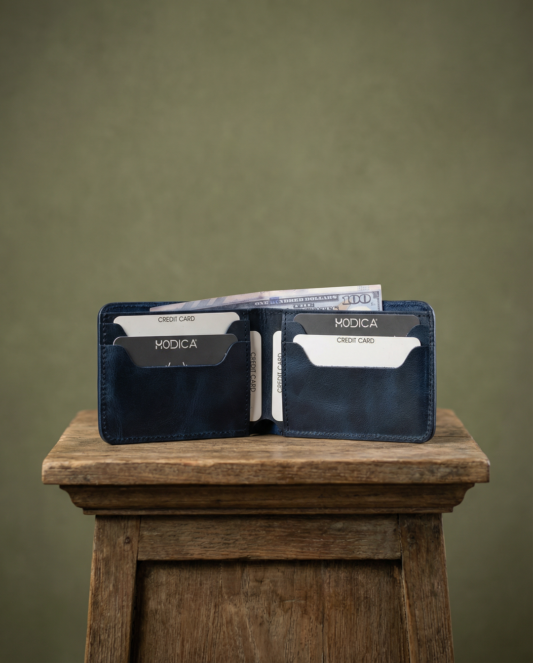 Tulipa - Hakiki Deri Naturel Klasik Cüzdan