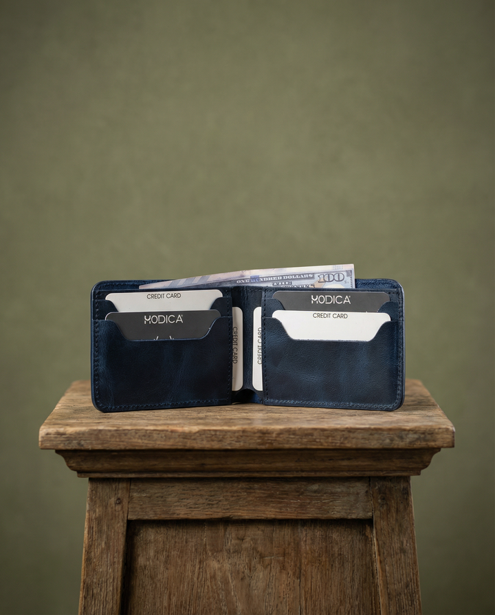 Tulipa - Hakiki Deri Naturel Klasik Cüzdan