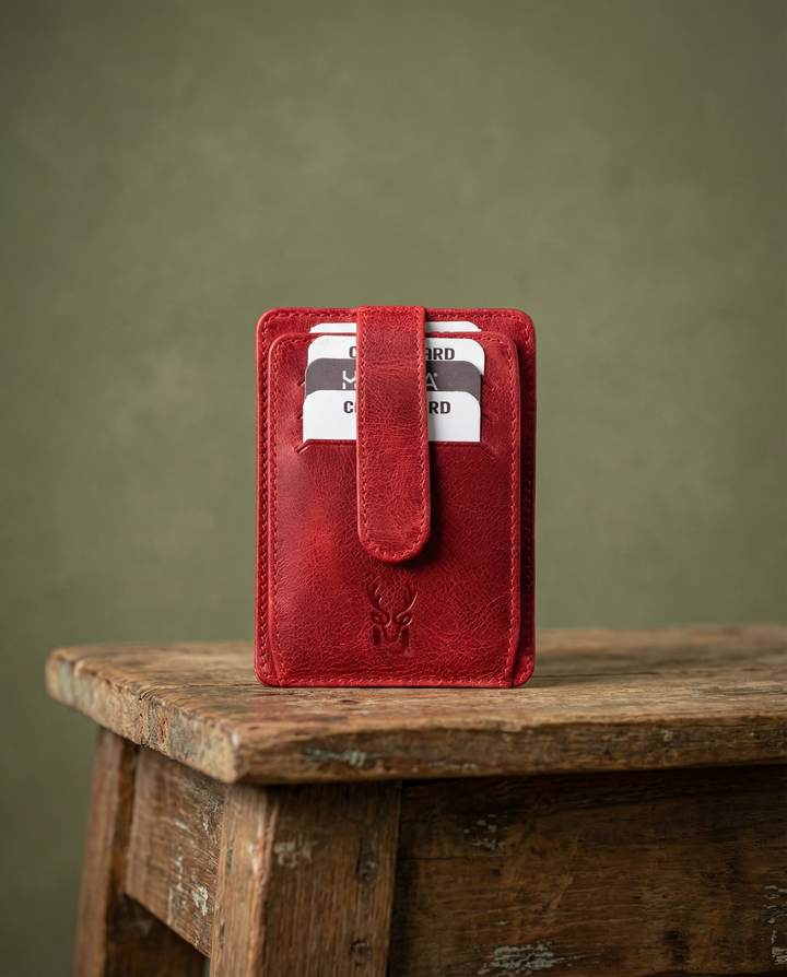 Zona - Hakiki Deri Kağıt Para Bölmeli Kimlik Kart Gözlü Kartlık Cüzdan