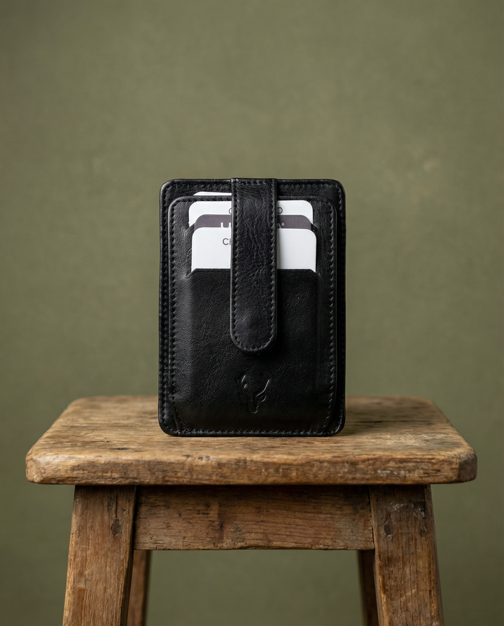 Zona - Hakiki Deri Kağıt Para Bölmeli Kimlik Kart Gözlü Kartlık Cüzdan