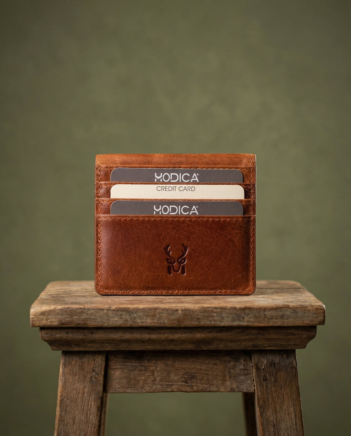 Sazara - Hakiki Deri İnce Erkek Cüzdan