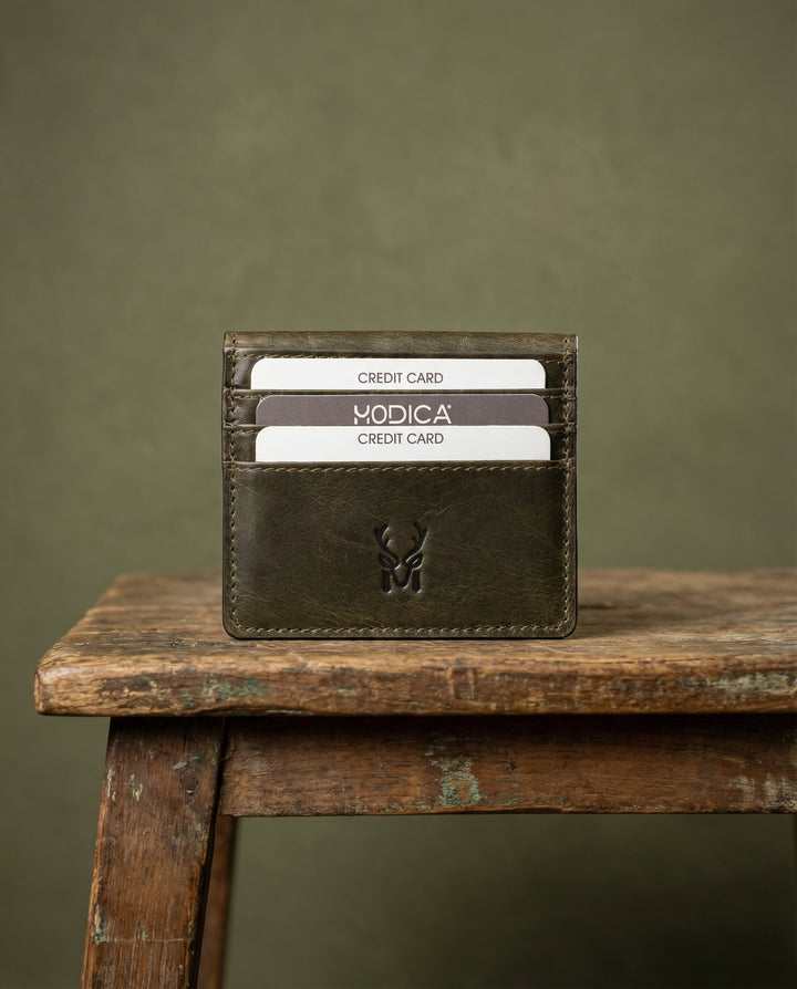 Sazara - Hakiki Deri İnce Erkek Cüzdan