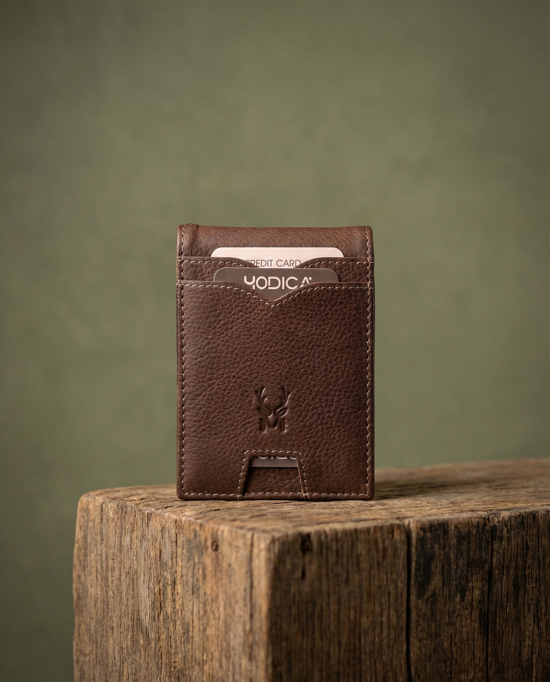 Arena - Hakiki Deri Minimalist Para Klipsli Erkek Cüzdan