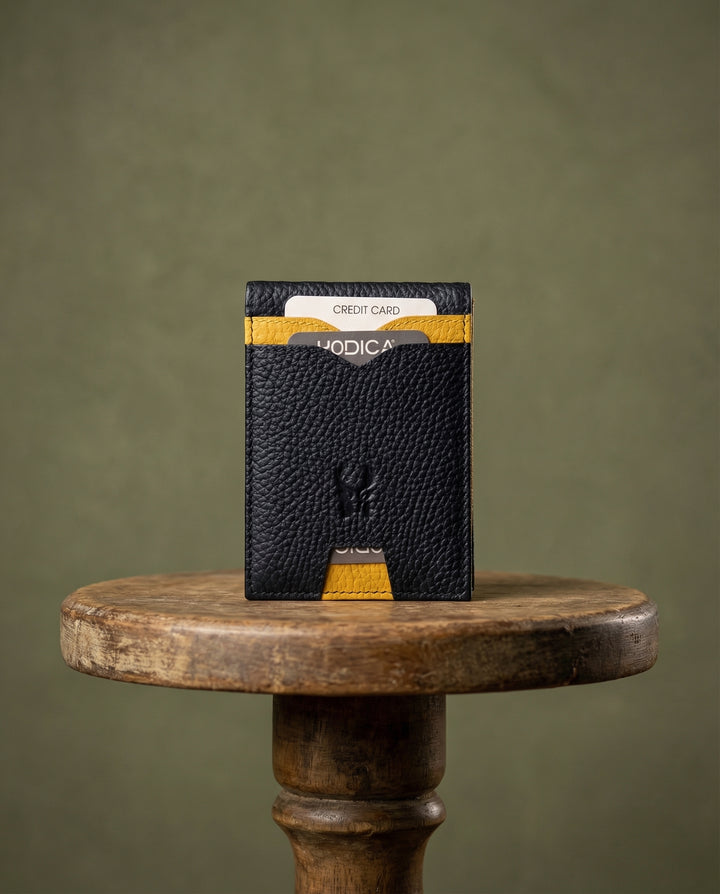 Arena - Hakiki Deri Minimalist Para Klipsli Erkek Cüzdan