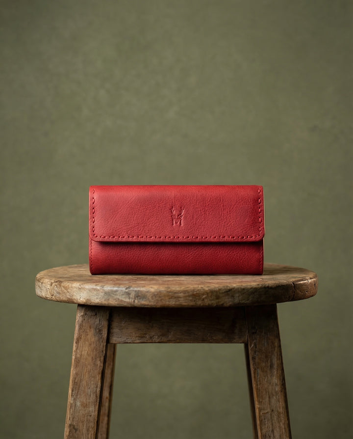 Tampa - Hakiki Deri Mıknatıslı Telefon Bölmeli Kadın Cüzdan - Modica Deri