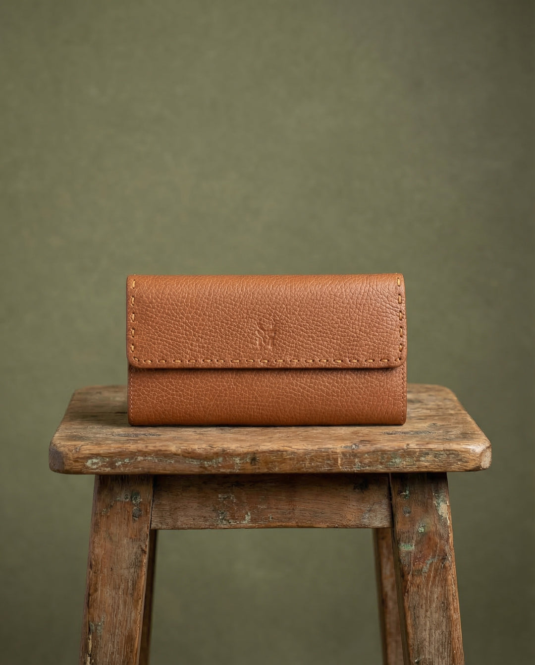 Tampa - Hakiki Deri Mıknatıslı Telefon Bölmeli Kadın Cüzdan - Modica Deri