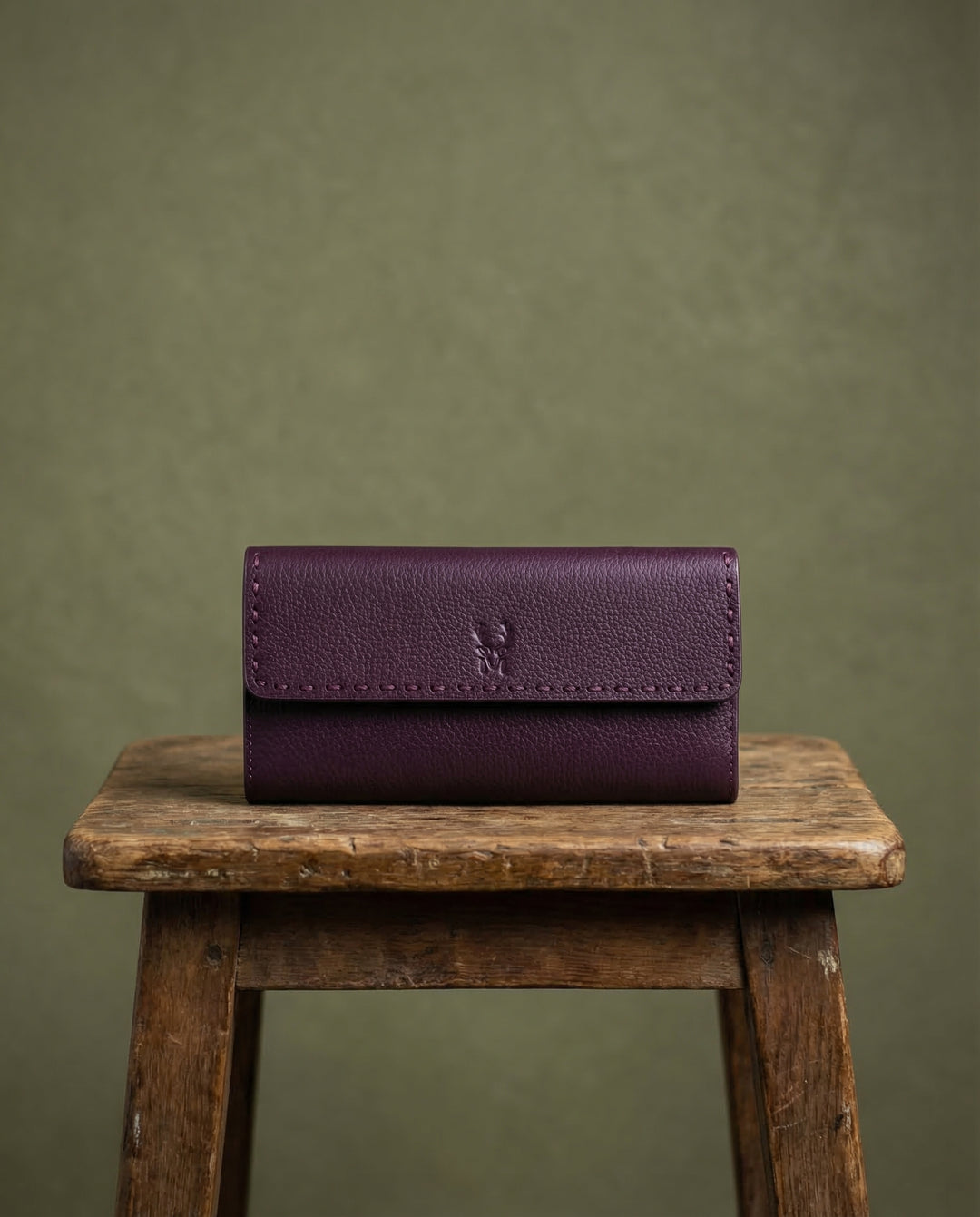 Tampa - Hakiki Deri Mıknatıslı Telefon Bölmeli Kadın Cüzdan - Modica Deri