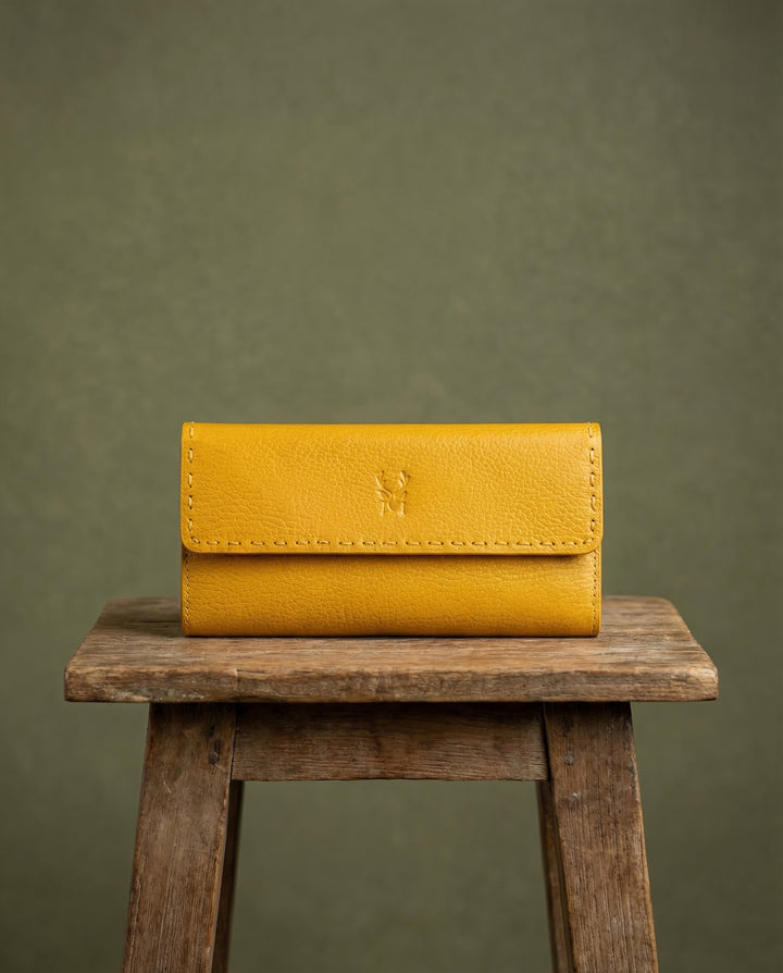 Tampa - Hakiki Deri Mıknatıslı Telefon Bölmeli Kadın Cüzdan - Modica Deri