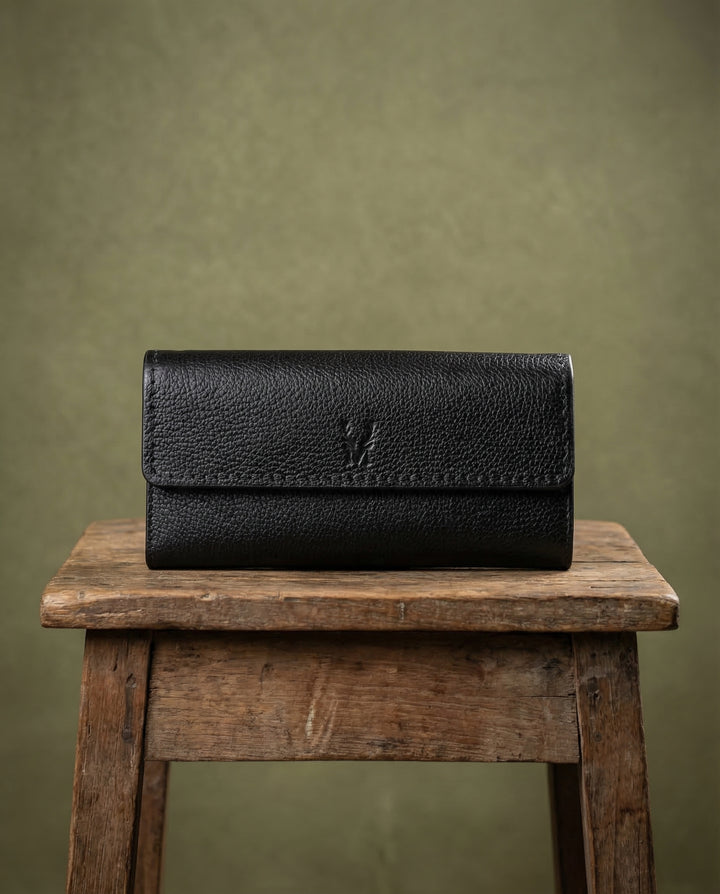 Tampa - Hakiki Deri Mıknatıslı Telefon Bölmeli Kadın Cüzdan - Modica Deri