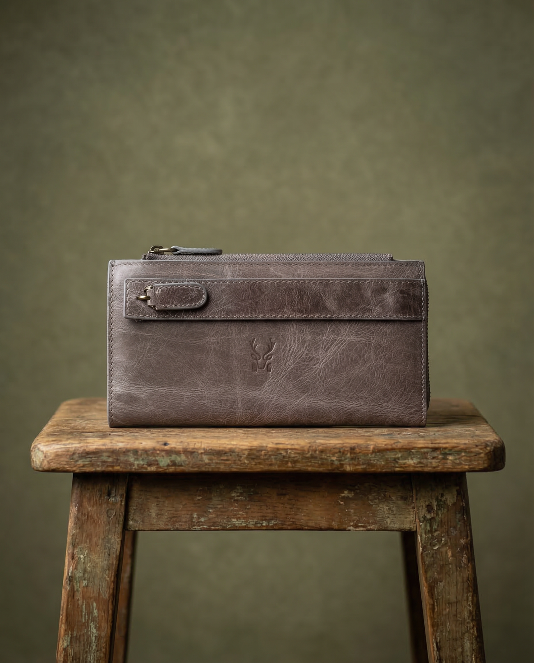 Mannu - Elite Serie El Bantlı Hakiki Deri Uzun Cüzdan - Modica Deri