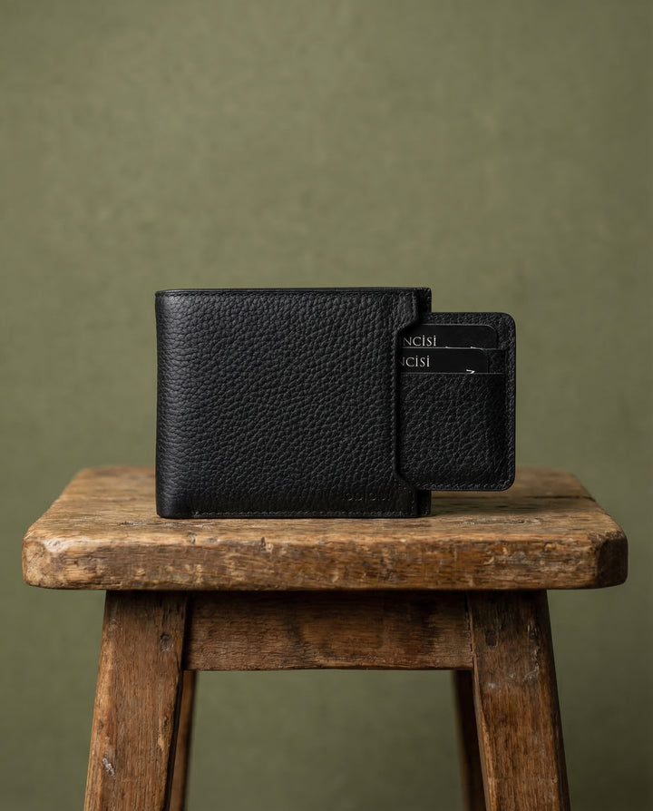 Dallas - Kanguru Bölmeli Hakiki Deri Erkek Cüzdan - Modica Deri