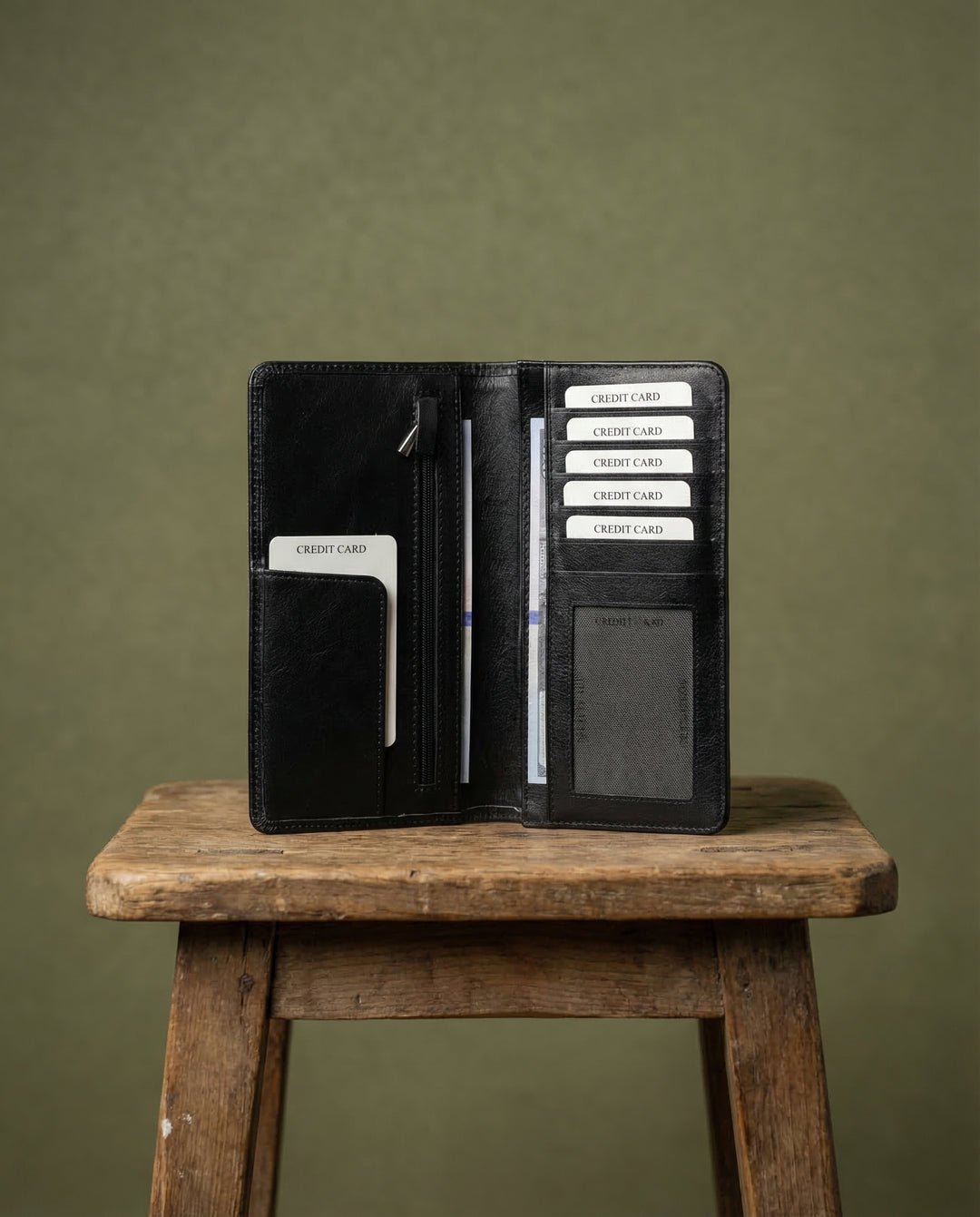 Boston - Hakiki Deri Telefon Bölmeli Cüzdan + Kartlık