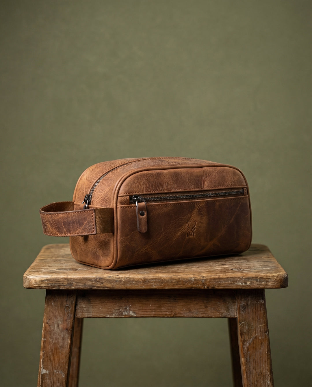 Modesto - Hakiki Deri Fermuarlı El Çantası 