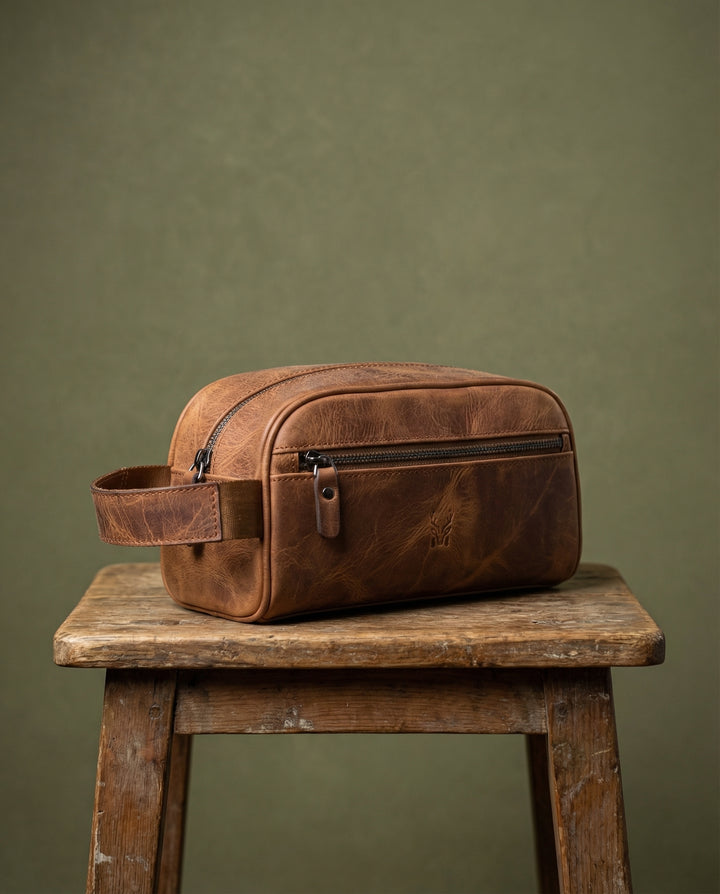 Modesto - Hakiki Deri Fermuarlı El Çantası 