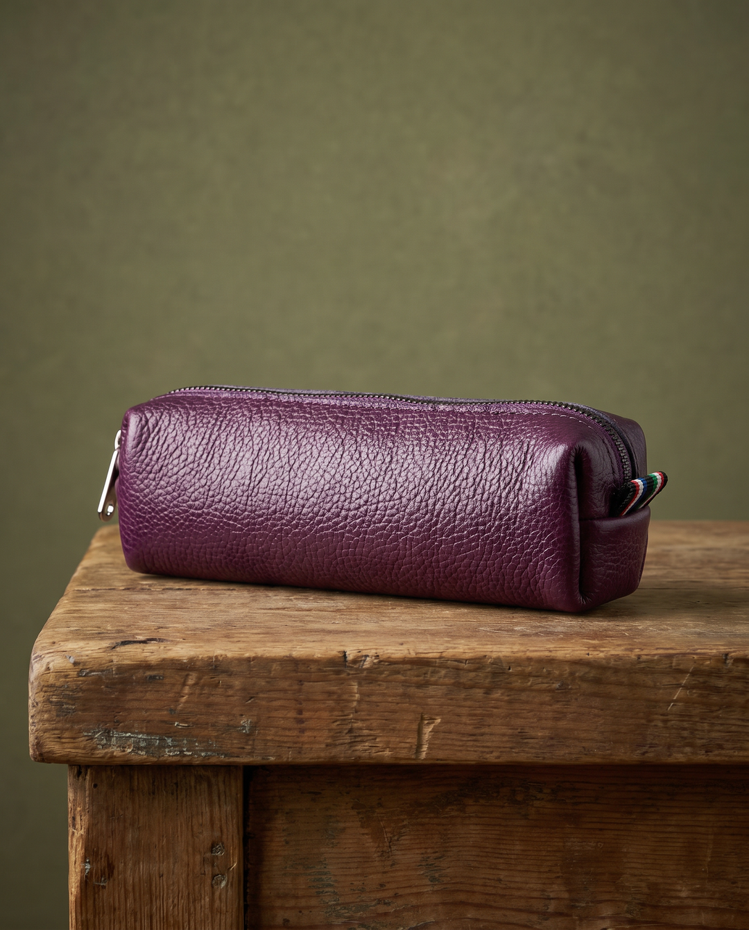 Lana- Hakiki Deri Kalemlik |  Makyaj Çantası | Öğrenci Kalem Kutusu, görsel 14
