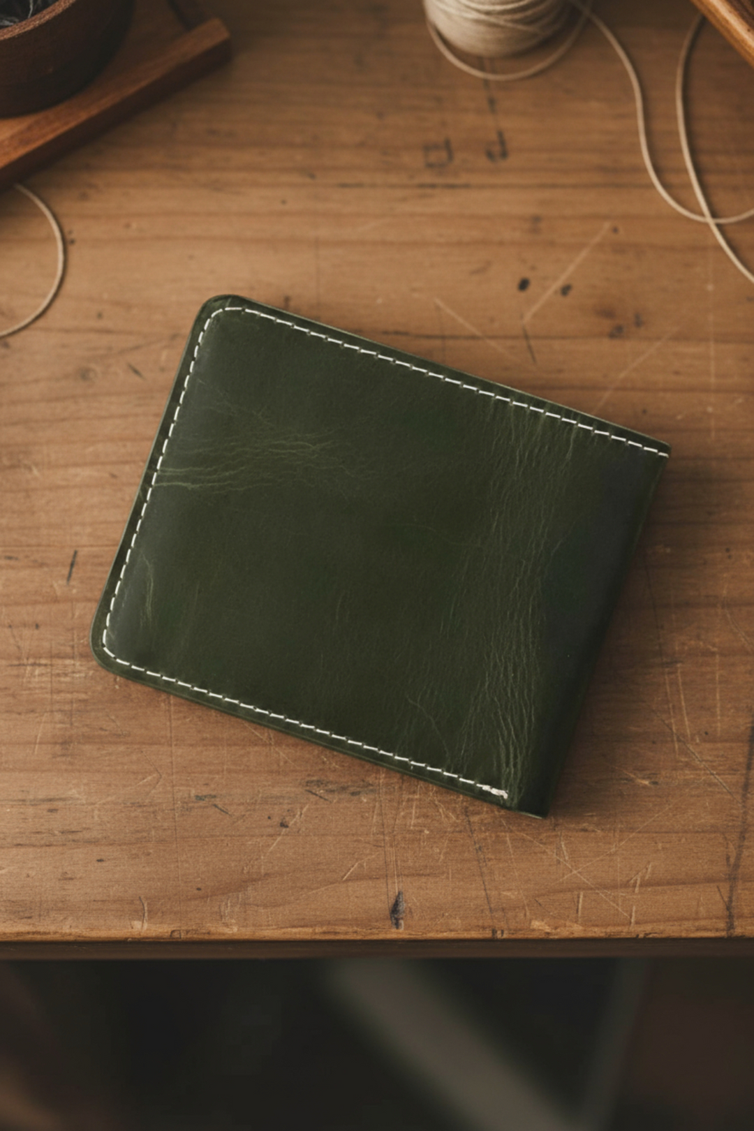 Cosmos - Hakiki Deri Kimlik Bölmeli Natürel Erkek Cüzdan